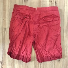 ZARA　ザラ　ショートパンツ　S　えんじ色　夏　海　レジャー　アウトドア　快適の画像