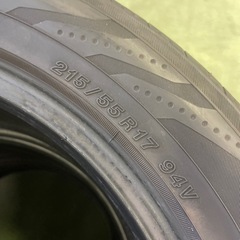 無料タイヤ　215/55R17【3622】の画像