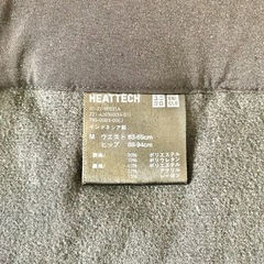 ユニクロ　UNIQLO　ヒートテック　スマートスリムフィットパンツ　M　ブラックの画像