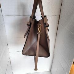 グレイ 2way ハンドバッグ ショルダーバッグ レディースの画像