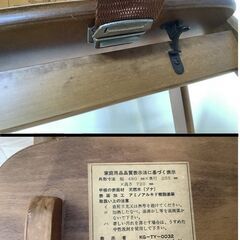 No.128　　ミッフィー　折りたたみ式　ハイチェア　ベビーチェア　木製（豊橋市収集業務課リユース家具）の画像