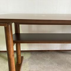 ダイニングテーブル 150cm×85cm ダークブラウン 食卓 テーブルの画像