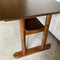 ダイニングテーブル 150cm×85cm ダークブラウン 食卓 テーブルの画像