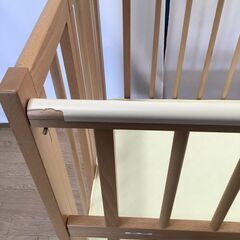 No.129　ベビーベッド　マットレス付き（豊橋市収集業務課リユース家具）の画像