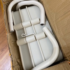 収納カート キッチンワゴン 3段ラック キャスター付き 耐荷重60kg 三段ワゴン キッチンカート 移動楽々 幅42×奥行34×高さ87cm デスク下 洗濯室収納 調味料 ベビー用品 バスケットトローリー 選べる4色 (ホワイト)の画像