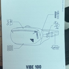タグ付き新品 pacsafe VIBE 100 ウエストバック ボディバックの画像