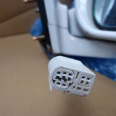 トヨタ ACV30 カムリ 純正 右 ドアミラー 7P 白　生産終了品 ジャンクの画像