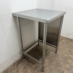 ステンレス　業務用　作業台　店舗　厨房　W６００ｘD６００ｘH８００ｍｍの画像