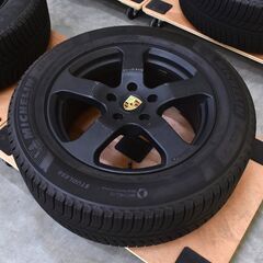 ≪yt2029ジ≫ スタッドレス付アルミホイール 4本セット 現状品 RINSPEED 18インチx8J 5H PCD130 X-ICE3+ 255/55R18 109T 2018年 70822-10の画像