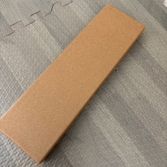 レザー製しおり ベージュ　ヌメ革の画像