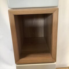 【交渉中】No.135　スリム収納棚　白（豊橋市収集業務課リユース家具）の画像