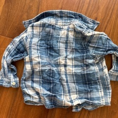babyGAP ガーゼシャツブルー90cmの画像