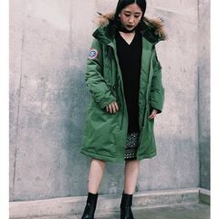MOUSSYコートの画像