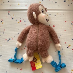 【未使用】おさるのジョージ　ぬいぐるみリュック
の画像