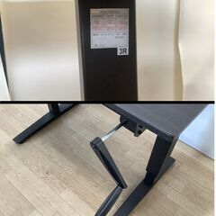 No.139　ニトリ昇降デスク　マーフィー２　チェア付き（豊橋市収集業務課リユース家具）の画像