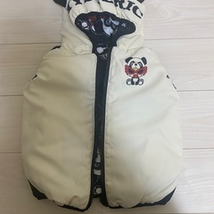 【新品】ヒスミニ　ダウンベスト　リバーシブルの画像
