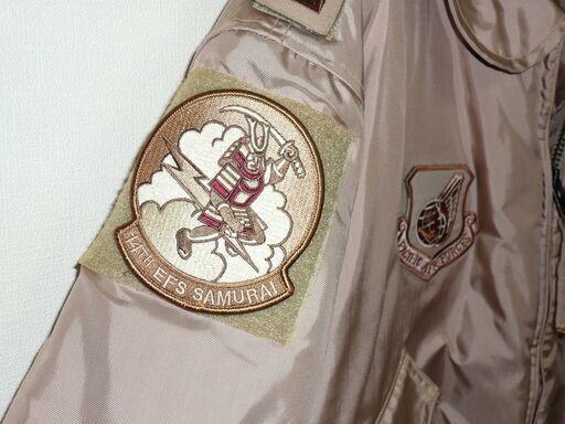 ＵＳＡＦ １４ｔｈ ＦＳ Ｆ－１６ パイロット仕様 ＣＷＵ－４５／Ｐ デザートカラーフライトジャケット