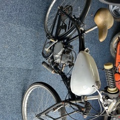 自転車エンジン付きの画像