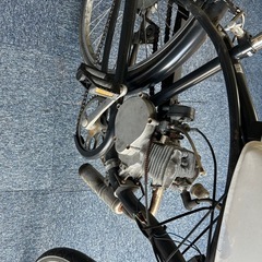 自転車エンジン付きの画像