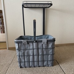 ランドリーラック　グレーの画像