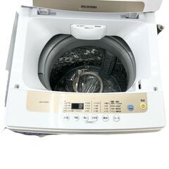 【ドリーム池田】◎ジモティ割対象品◎アイリスオーヤマ　5kg洗濯機　IAW-T502EN　2020年製　給水ホース付き　IKX-624の画像