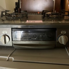 2016年製 リンナイ製のLPガス用ガスコンロ 型番: KSR561DGRの画像