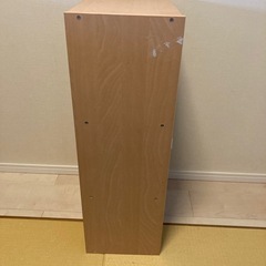 2508 3段カラーボックス　ナチュラルの画像
