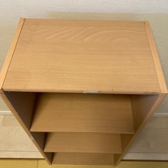 2508 3段カラーボックス　ナチュラルの画像