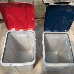 蓋付きゴミ箱（2箱）の画像