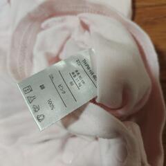 襟付き半袖ロンパース　80  女の子の画像
