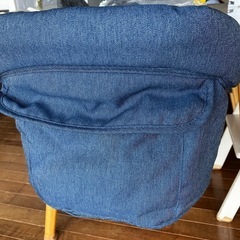 テーブル用ベビーチェア　デニムの画像