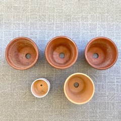 植木鉢5個セット【中古・引き取り限定】の画像
