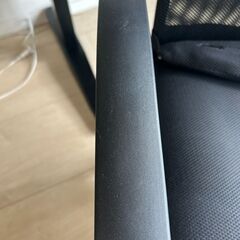 【美品】オフィスチェア ブラックメッシュ ハイバック パソコンチェア ワークチェアの画像