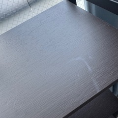 ニトリ ラック　木目ブラウンの画像
