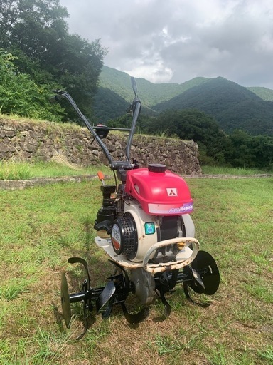 ⭐️実働　三菱　小型　耕運機　管理機⭐️ハンドル折り畳み可能　軽自動車に積載可能(^^)家庭菜園にピッタリ　ホンダこまめ　同等サイズ⭐️メンテナンス済み⭐️