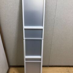  ノーブランド スタンドミラー 姿見 全身鏡 ホワイトフレーム シンプル インテリア 30×151cm 折りたたみ式　88142-7-002の画像