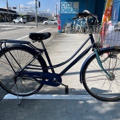 【大人用】整備済中古自転車 26型イーストボーイ/EASTBOY 紺色 <自転車のオオムラ 静岡店>の画像