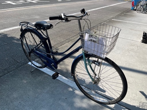 【大人用】整備済中古自転車 26型イーストボーイ/EASTBOY 紺色 <自転車のオオムラ 静岡店>