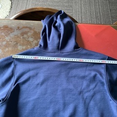 UNDER ARMOUR フード付きパーカー ネイビー/ライムの画像