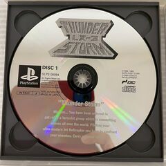 PlayStation サンダーストーム&ロードブラスター セガサターン 名作LDゲーム 復刻版 プレステ ゲームソフト 名作ゲーム 状態良好 Y2146の画像