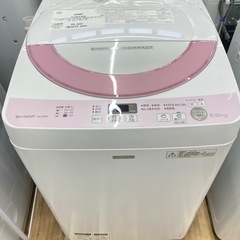 【トレファク高槻店】安心の6ヶ月間保証！取りに来られる方限定！SHARP（シャープ）の全自動洗濯機のご紹介です！