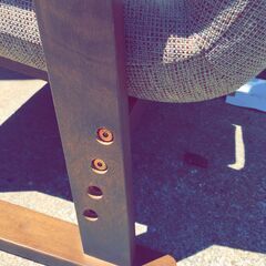 JM20222S)★大特価★高座椅子 高さ調整可 幅：約51cm 高さ：約62cm 奥行：約40cm 中古品【取りに来られる方限定】の画像