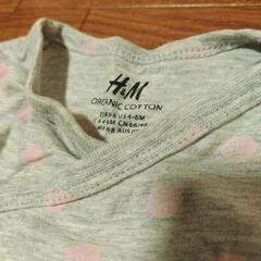 長袖ロンパースと帽子セット　女の子の画像