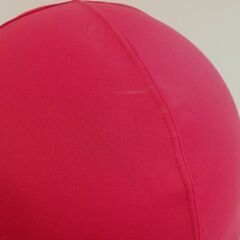  新札幌 東急スポーツオアシス バランスボール チェア スツール (ハンドポンプ付) レッド / No.3576の画像