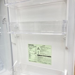 【トレファク高槻店】安心の6ヶ月間保証！取りに来れる方限定！TOSHIBA（東芝）の2ドア冷蔵庫のご紹介です！の画像