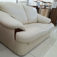 v★リユースのサカイ日立店★HJ7600  ソファ ベージュ H84×D92×W150 クリーニング済み の画像