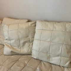 本革　ソファー　差し上げますの画像