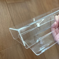 透明ティッシュケース　雑貨の画像
