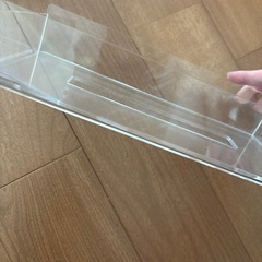 透明ティッシュケース　雑貨の画像