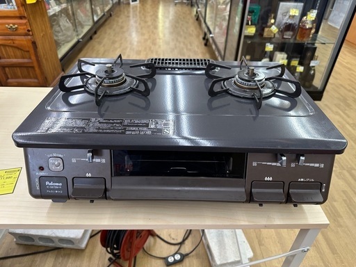 【ドリーム川西店御来店限定】パロマ　ガステーブル/IC-S87BM-2R/LPガス用　2023年製／クリーニング済み 【99560000025106】
